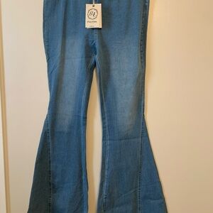 Southern Grace Blue Flare Jeans